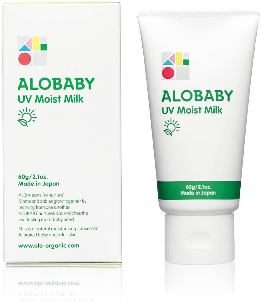 Sun Protection Alobaby UV Moisturizing Milk (60 g) No Additives Organic No UV Absorbers