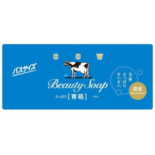 Cow Brand Beauty Soap Blue Box 85g 6-Pack