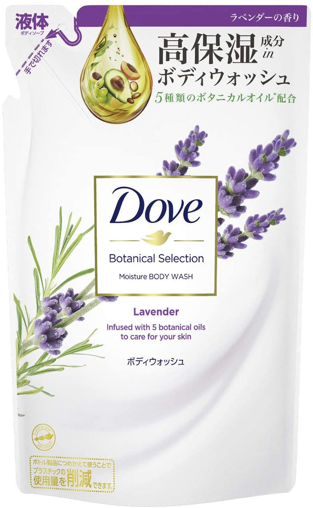 Dove Botanical Selection Body Wash Lavender Refill 360 g