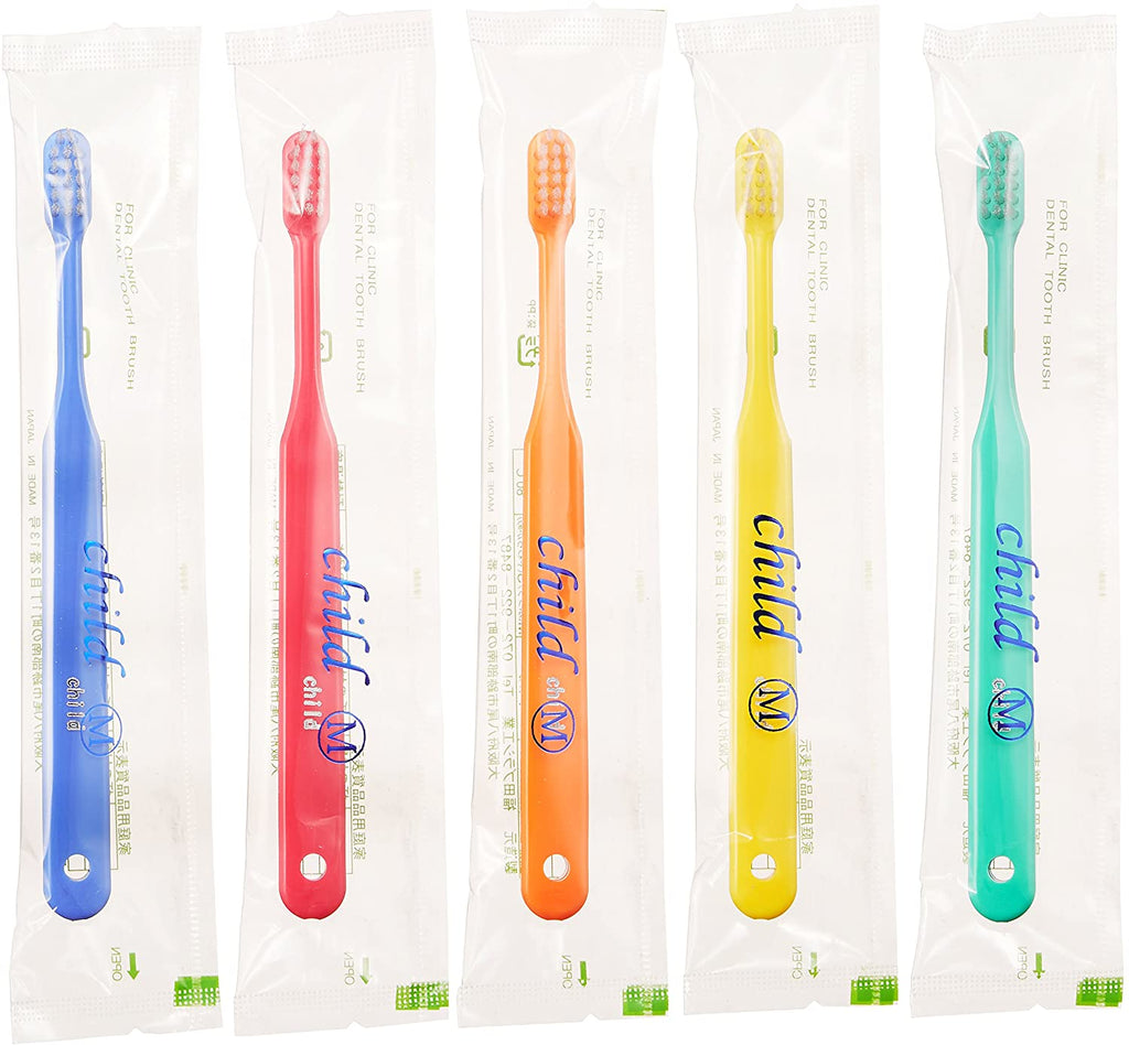[Made in Japan] Pack of 20 Dentist Toothbrushes for Kids (Normal)