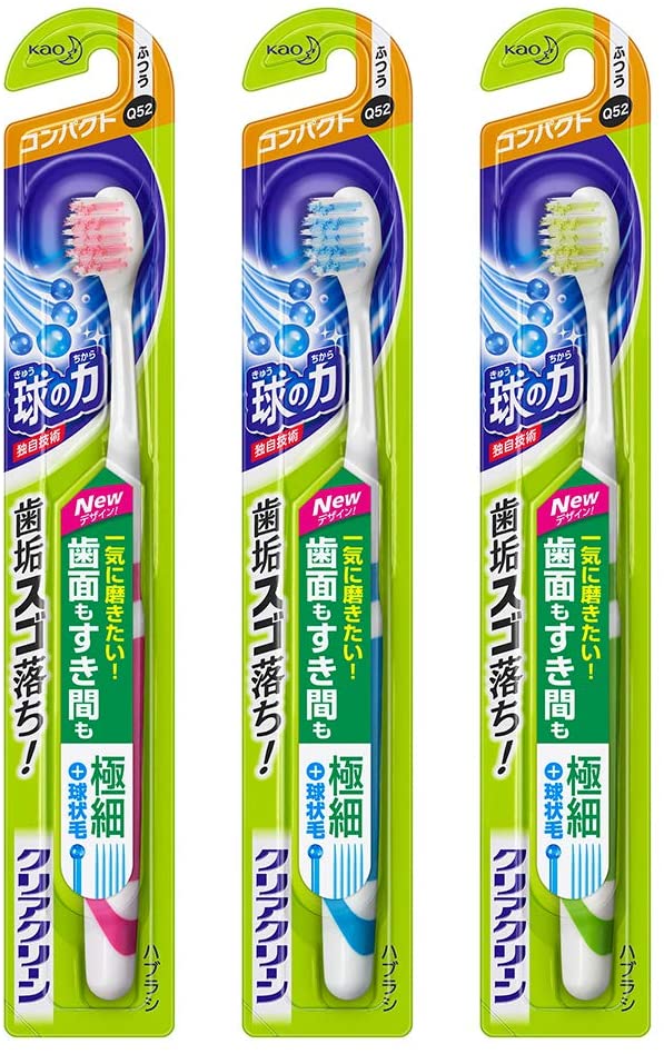 [Bulk Purchase] KAO Clear Clean Teeth & Gap Plus Compact Standard Set of 3 (*Color Selected)