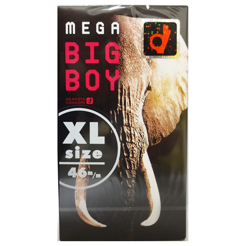 Okamoto mega BIG BOY Condoms 12 Pieces