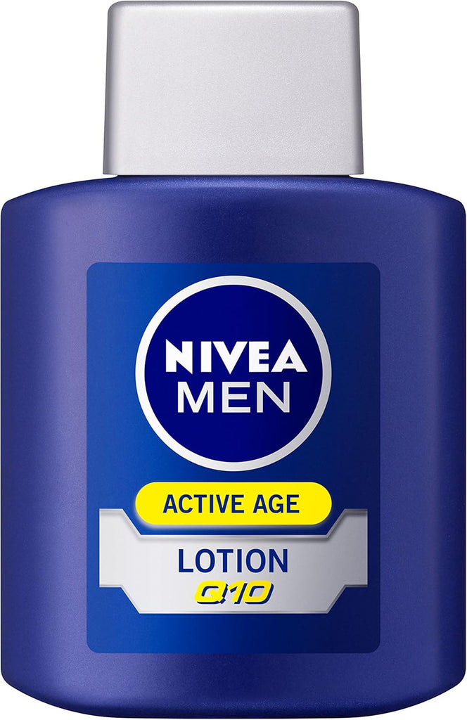 Nivea Men [Amazon.co.jp exclusive] [Quasi-drug] Nivea Men Active Age Lotion Men's lotion [Provides firmness and radiance] [Prevents dark spots and freckles] [Non-alcoholic] [Fragrance-free] Lotion 110ml (x 1)