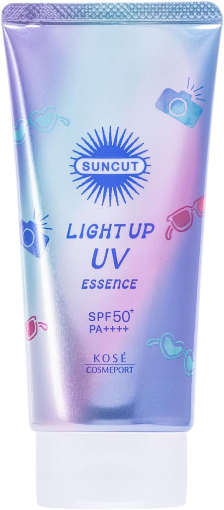 KOSE Suncut Light Up UV Essence SPF50+ PA++++ UV and Water Resistant 80g Sunscreen