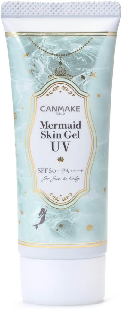 CANMAKE Mermaid Skin Gel UV C01 CICA Mint Sunscreen Gel SPF50+ PA++++ Remove with facial cleanser Full-body sunscreen