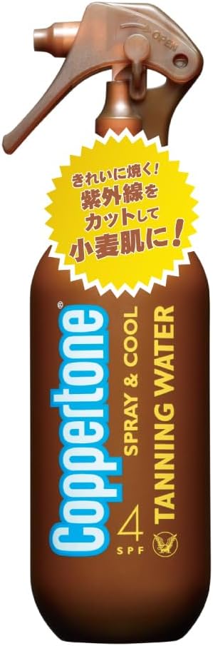 Coppertone Tanning Water SPF4 200ml Light