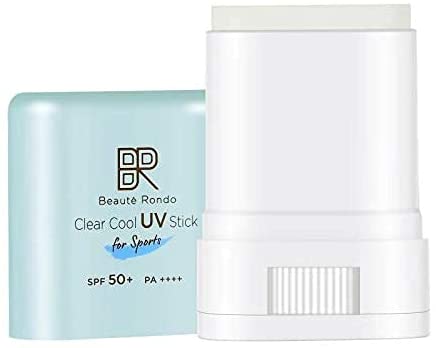Beauté Rondo Clear Cool Sports UV Stick (Made in Japan, SPF 50+, PA++++, Waterproof, Kids Use) Sunscreen Stick (15 g)