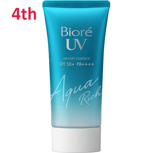No.4 Biore UV Aqua Rich Watery Essence SPF50+/PA++++