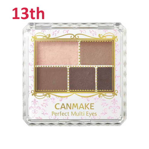 No.13 Canmake Perfect Multi Eye Shadow Rose Chocola