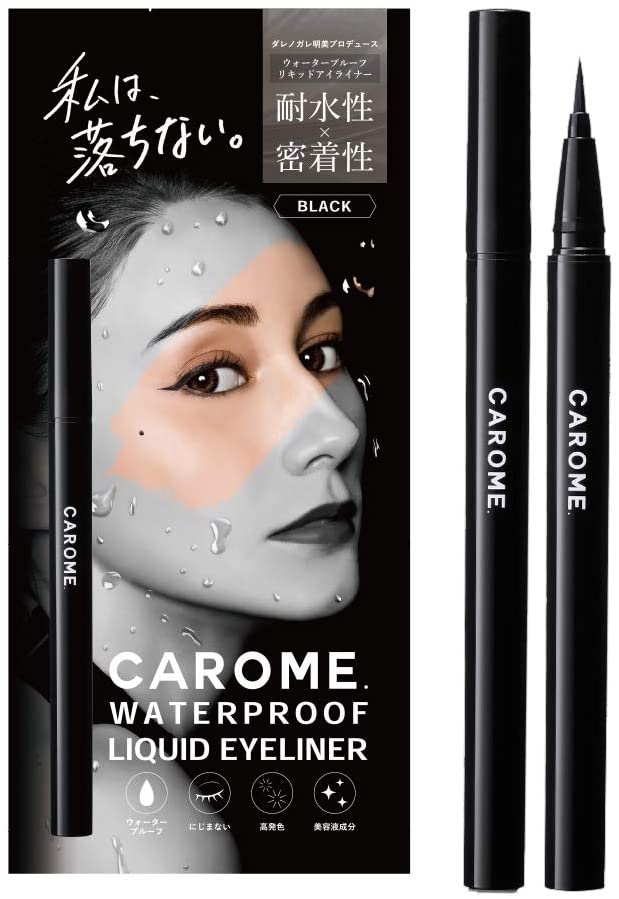 CAROME. Calomy Liquid Eyeliner Black Waterproof by Darenogare Akemi