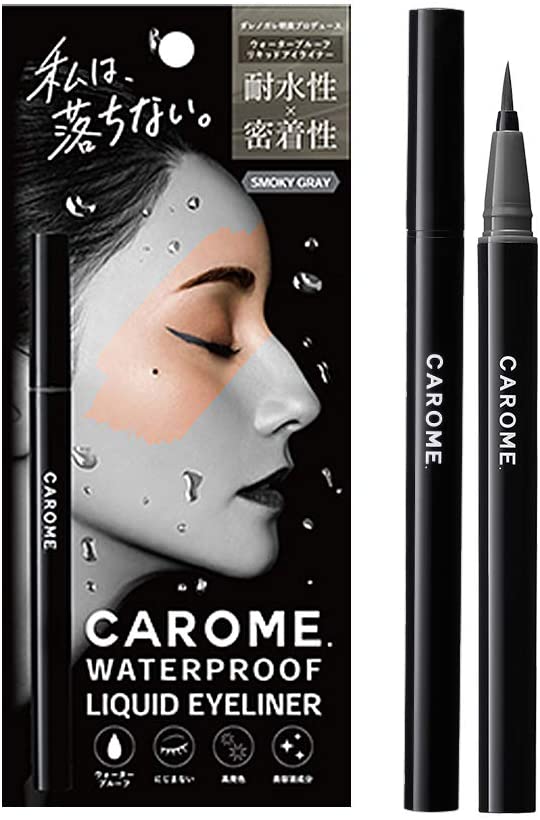 CAROME. Calomy Liquid Eyeliner Smokey Gray Waterproof by Darenogare Akemi