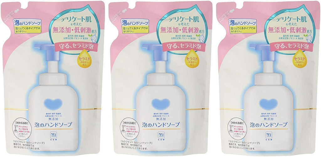 Cow Brand Additive-Free Foam Hand Soap Refill (320 ml) x 3
