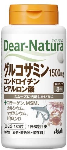 Dear Natura Glucosamine Chondroitine Hyaluronic Acid 180 Tablets (30 Day Supply)