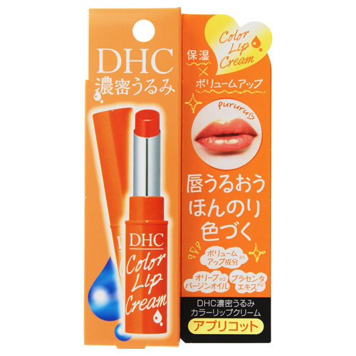DHC濃密水潤肌膚 彩色唇膏 杏子味