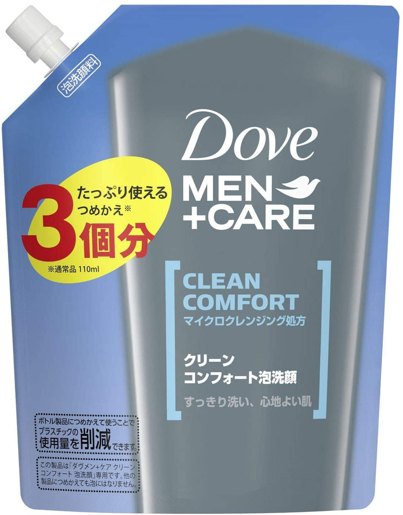 Dove Men Clean Comfort Foam Face Wash Refill (330 ml)