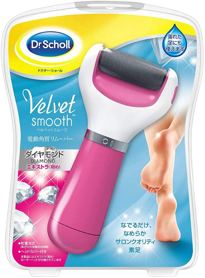Scholl Velvet Smooth Electric Foot file Diamond Kokoro Japan