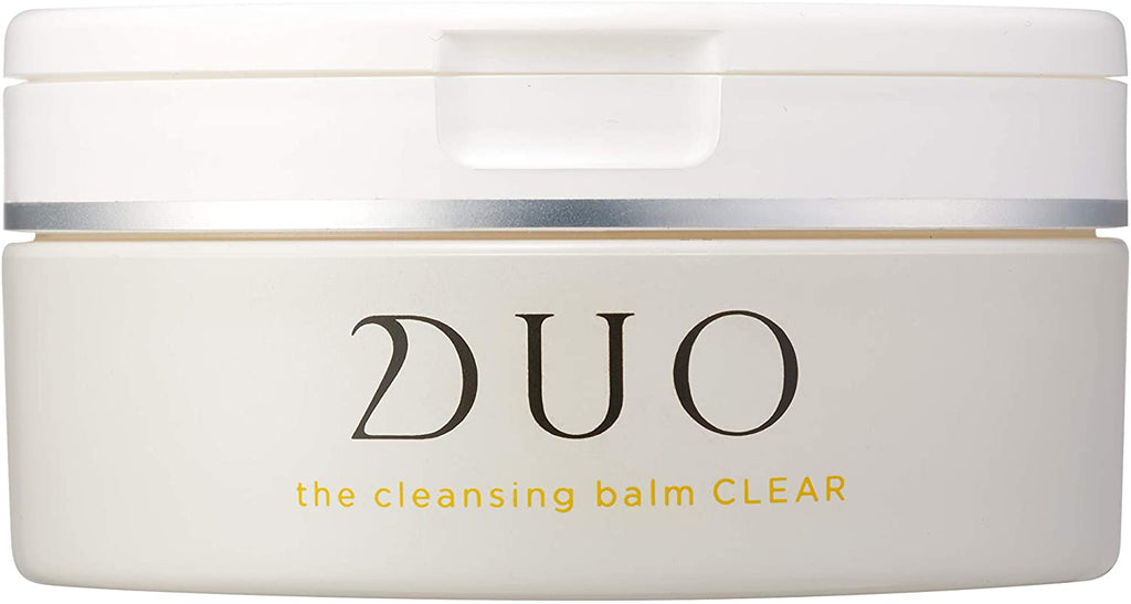 DUO The Cleansing Balm Clear (90 g) Makeup Remover (Refreshing Type) Refreshing Grapefruit Scent Approach to Pore Problems Eyelashes Effect W No Face Washing Required