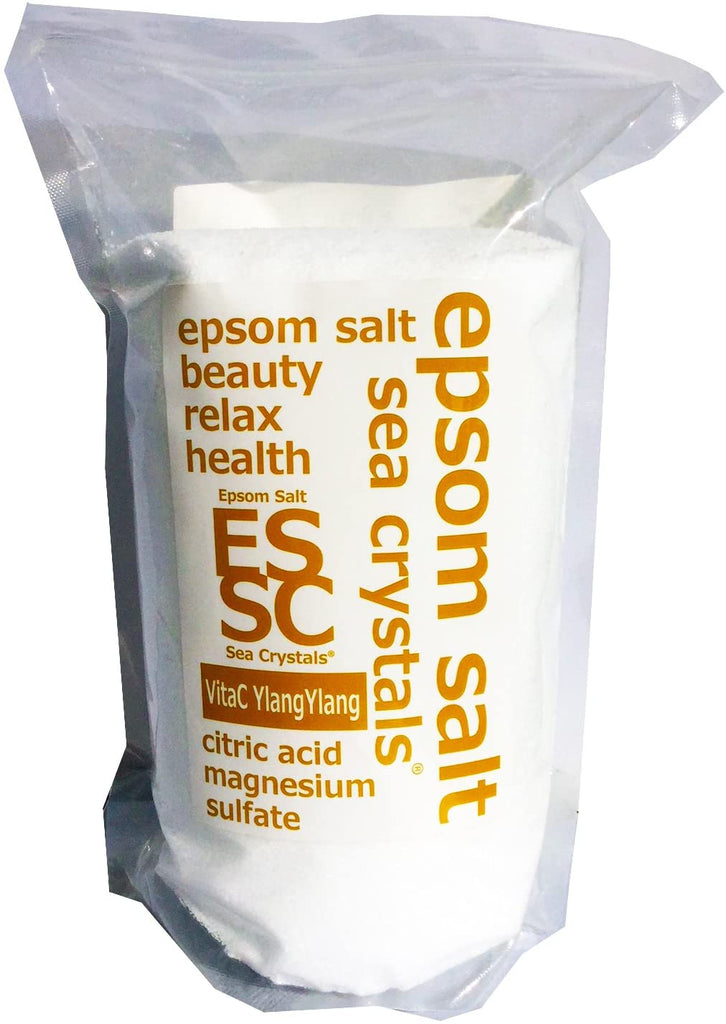 Epson Salt (2.2 kg) VitaC YlangYlang Formulation Includes Measuring Spoon