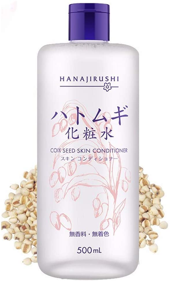 Hanajirushi Hatomugi Lotion 500 ml Transparent Skin For Face and Body Use