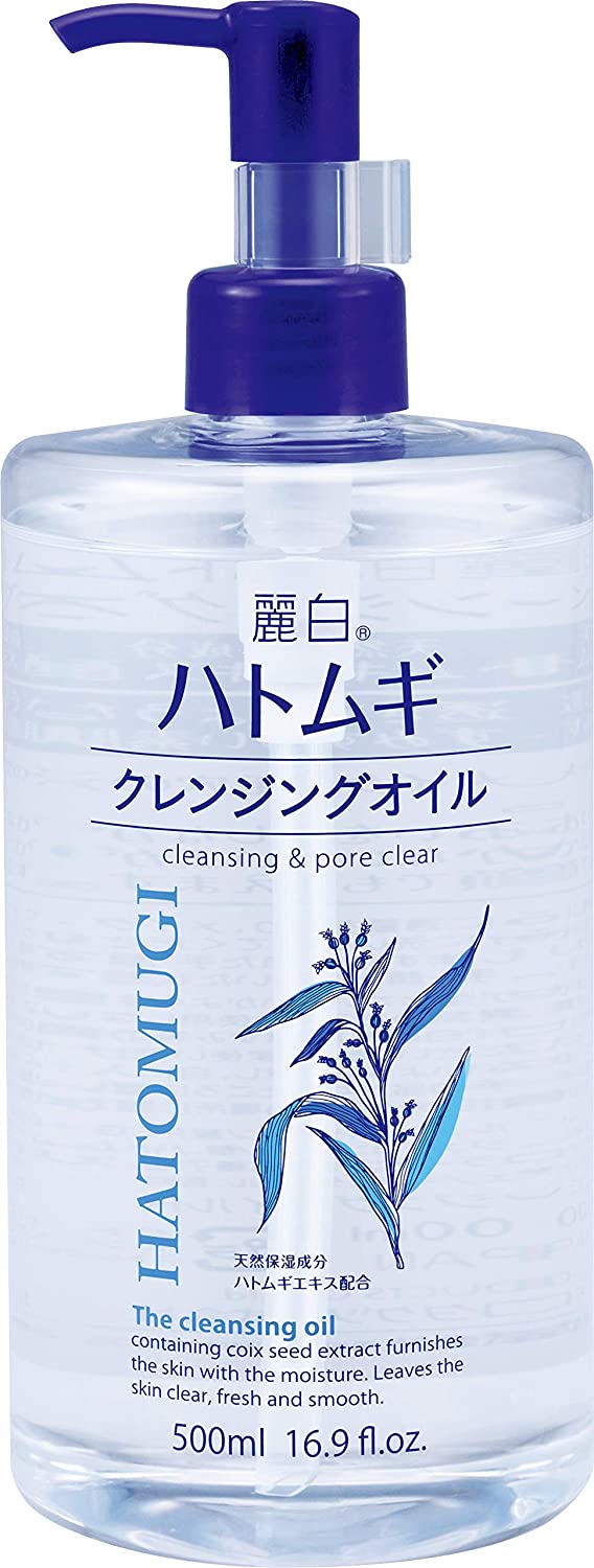 Reihaku Hatomugi Cleansing Oil (500 ml) | Kokoro Japan
