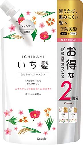 Ichikami Smooth Care Shampoo Refill 680 ml
