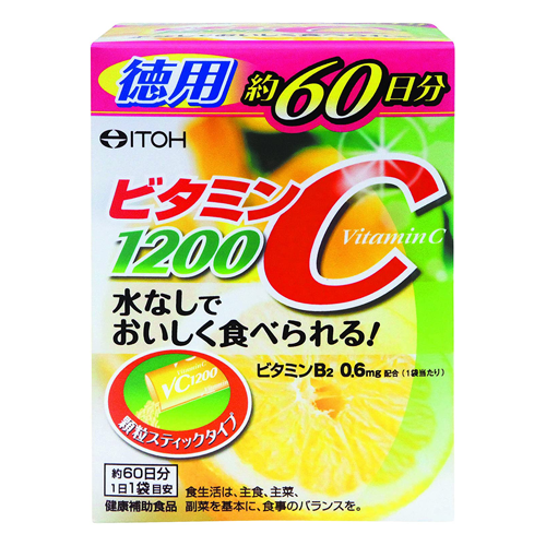 Itoh Kanpo Pharmaceutical Vitamin C 1200 60 Bags | Kokoro Japan