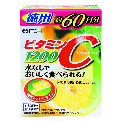 Itoh Kanpo Pharmaceutical Vitamin C 1200 60 Bags