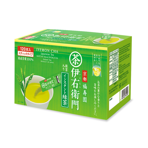 Iyemon Cha 即溶綠茶棒120 支| Kokoro Japan
