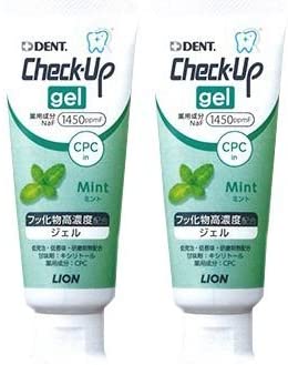 Lion Dent Check Up Gel (Mint) 75 g x 2 Pack