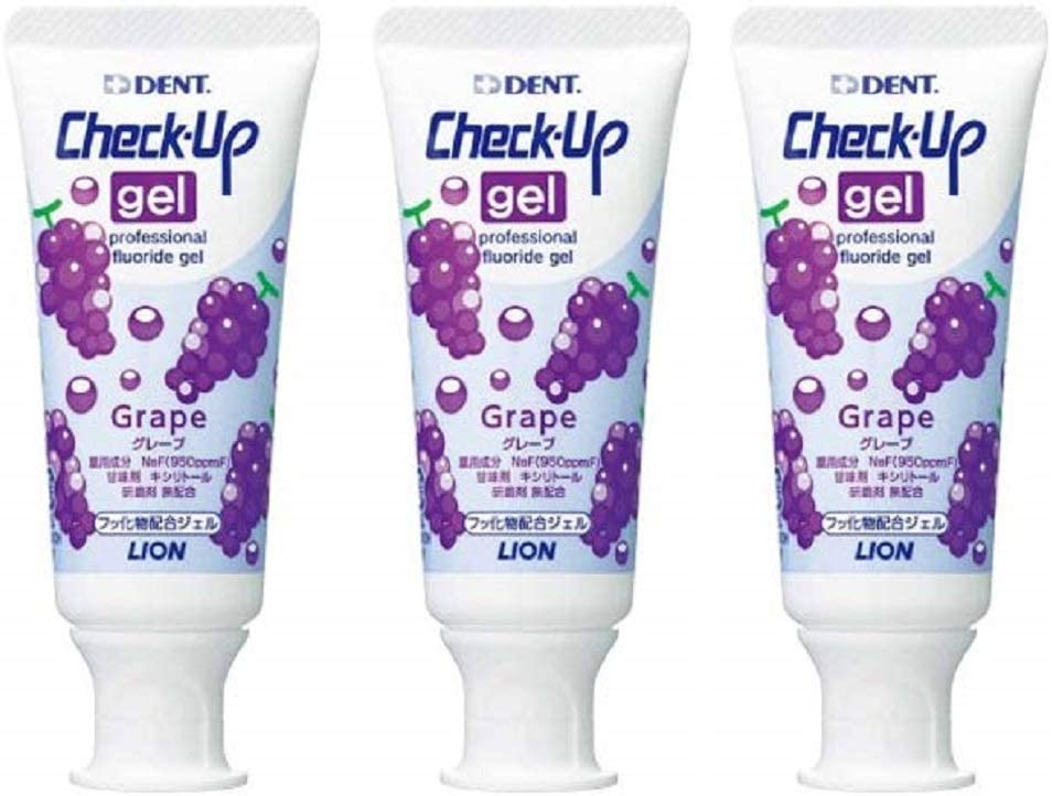 Lion CheckUP Gel Grape 3 Pack (60g/pc)