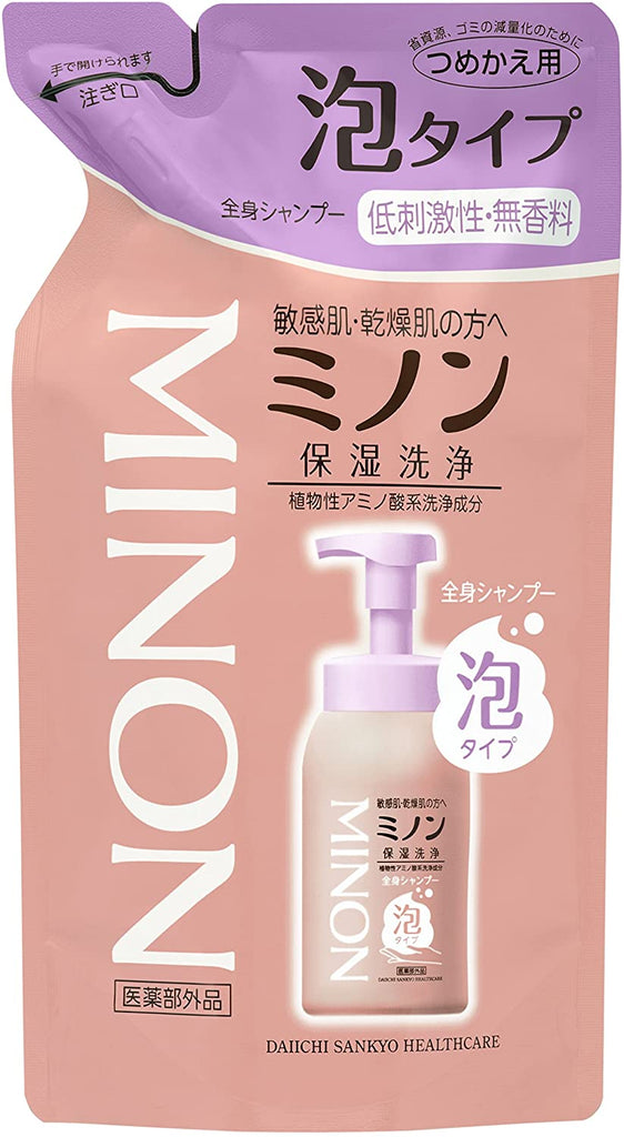 Minon Full Body Shampoo Foam Type Refill 400 ml