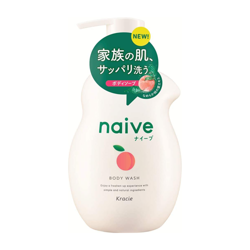 Naive Peach Extract Body Soap Shampoo