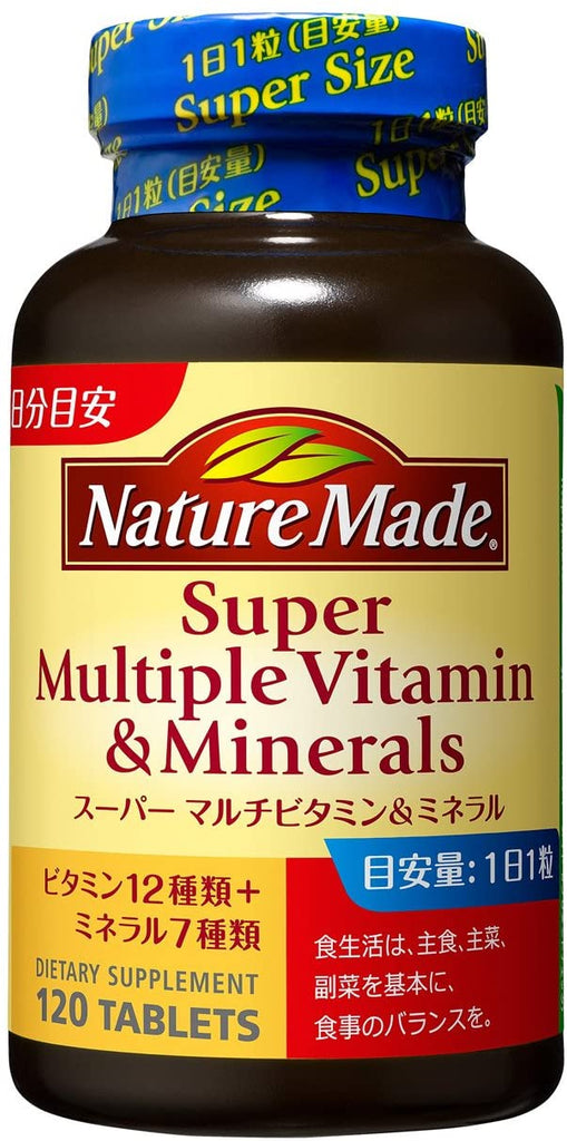 Otsuka Pharmaceutical Nature Made Super Multi Vitamin & Mineral 120 Tablets 120 Days