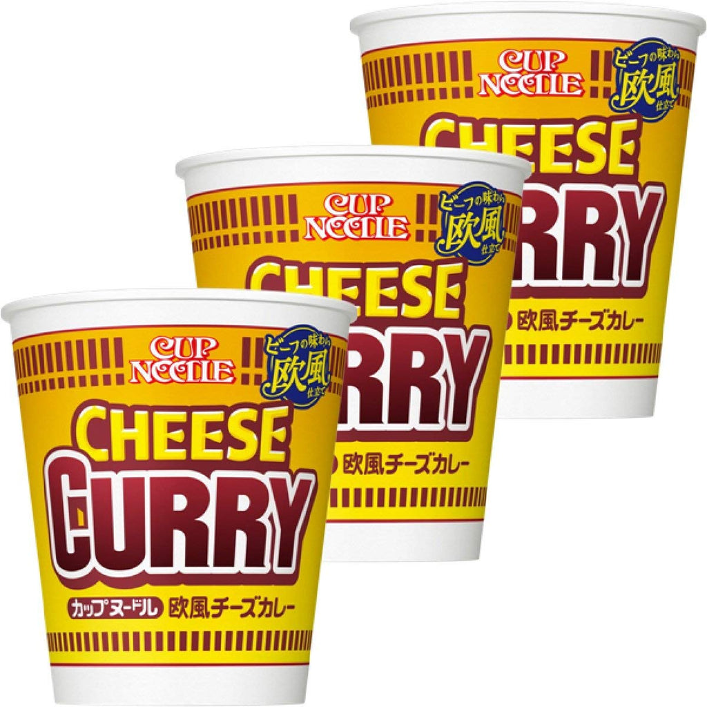 Nissin Cup Noodle European Cheese Curry 3-pack