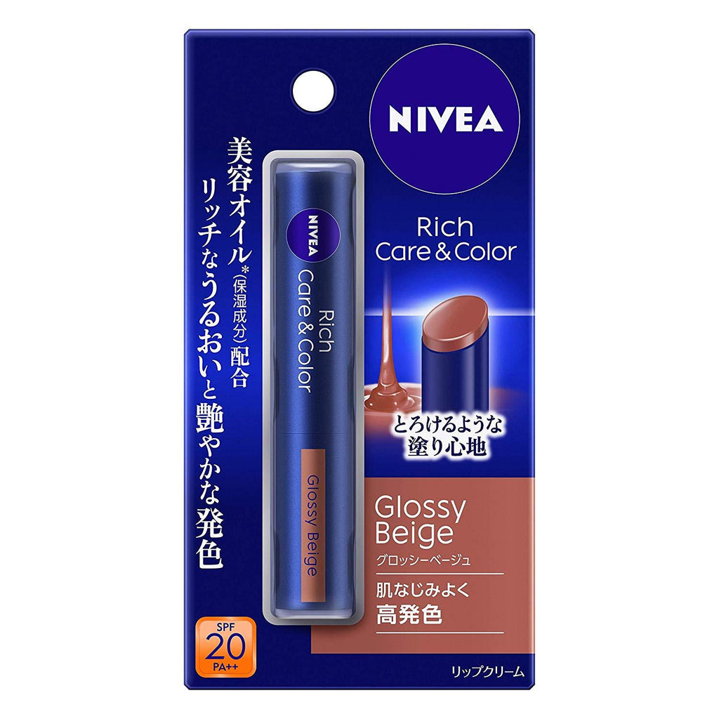 Nivea Rich Care & Coloring Lip Glossy Beige 2g