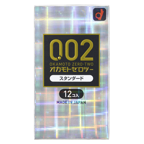 Okamoto Zero Two 0.02ml Standard 12 Pieces
