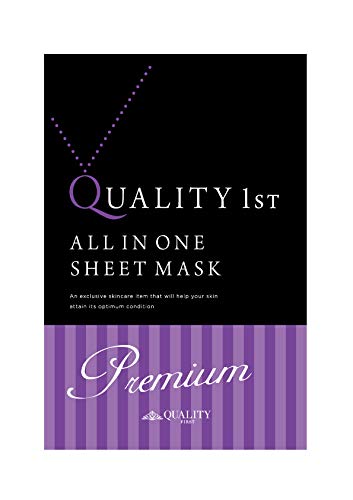 QUALITY 1st ALL IN ONE SHEET MASK 6パック Quality First All-in-one Premium Ex Face Mask 3 Sheets | Kokoro Japan