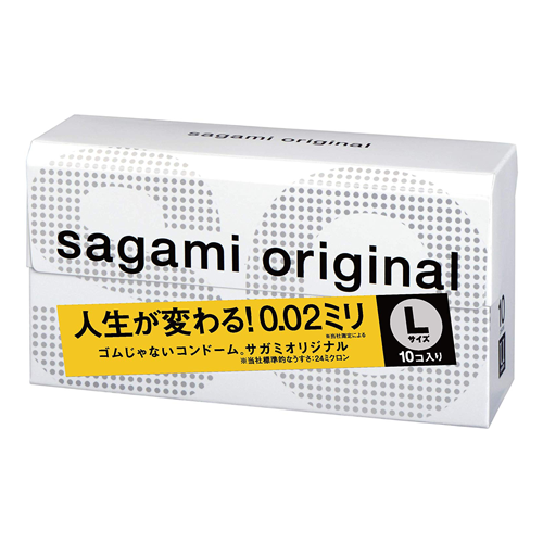 Sagami Original 0.02ml L Size 10 Pieces