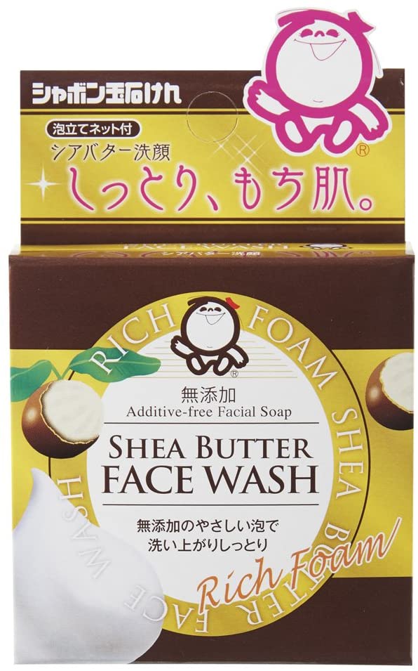 Shabondama Shea Butter Face Wash 60 g
