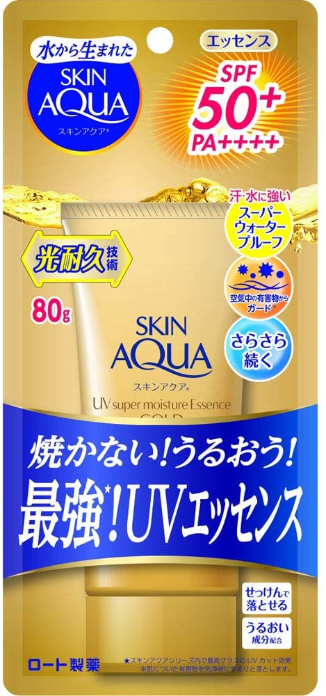 Skin Aqua Super Moisture Essence Gold Sunscreen 80g