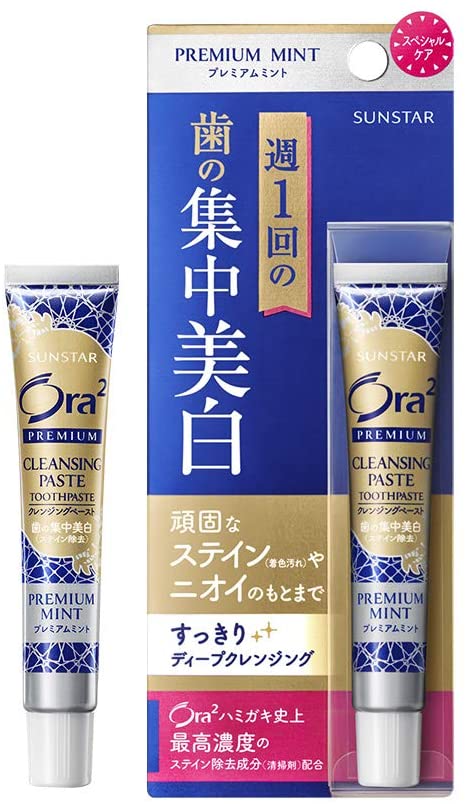 Ora2 Premium Cleansing Paste [Premium Mint] Whitening Teething (17 g)