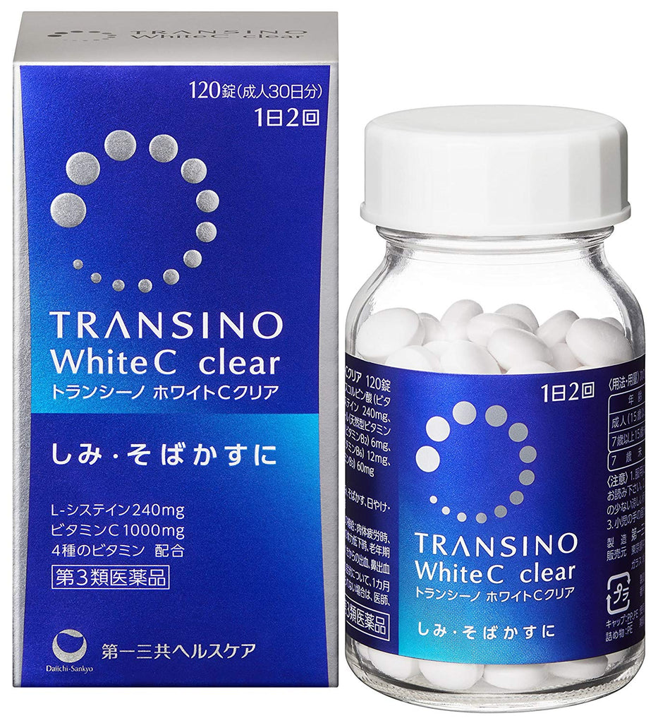 Transino White C Clear 120 Tablets