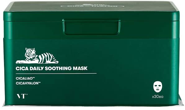 [VT COSMETICS] Cica Daily Soothing Mask 30ea / CICA Daily Soothing Mask (30 sheets) [Parallel imports]