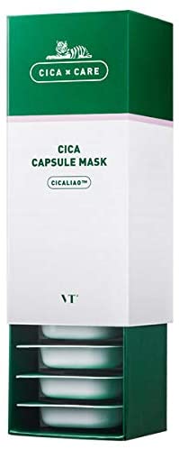 VTCOSMETICS Cica Capsule Mask Face Pack (7.5 g) x 10 Packs