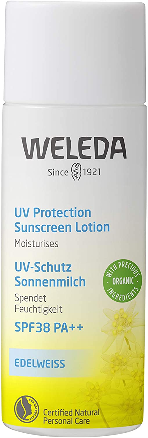 Weleda Edelweiss UV Protection SPF38 PA++ (50 ml) Sunscreen Lotion