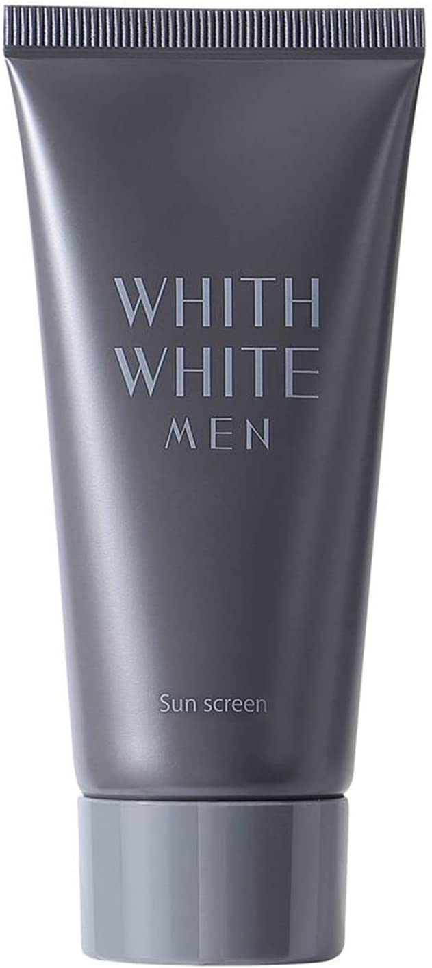 Whith White Men's Sunscreen Waterproof Sweat and Water Resistant