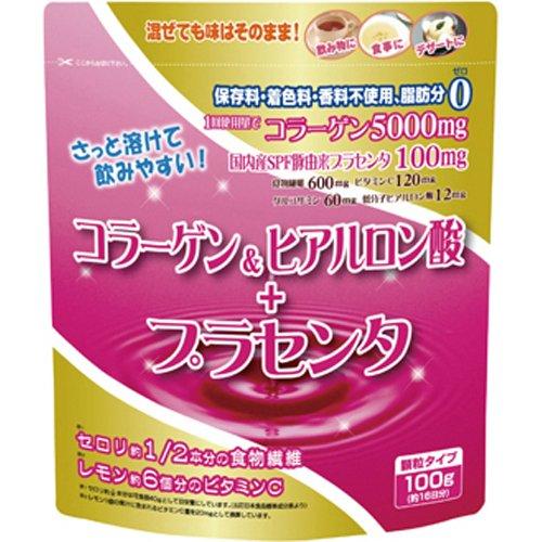 Yuwa Collagen & Hyaluronic Acid + Placenta 100g